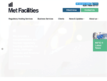 Tablet Screenshot of metfacilities.com